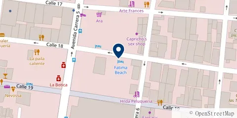 Mapa de la sede Santa Marta, abrir en Google Maps